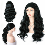 Perruque Bandeau Cheveux Longs Ondules En Cheveux Naturels 3