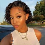 Perruque Bob Lace Wig Remy Bresilienne Avec Cheveux Naturels Courts Et Boucles 9