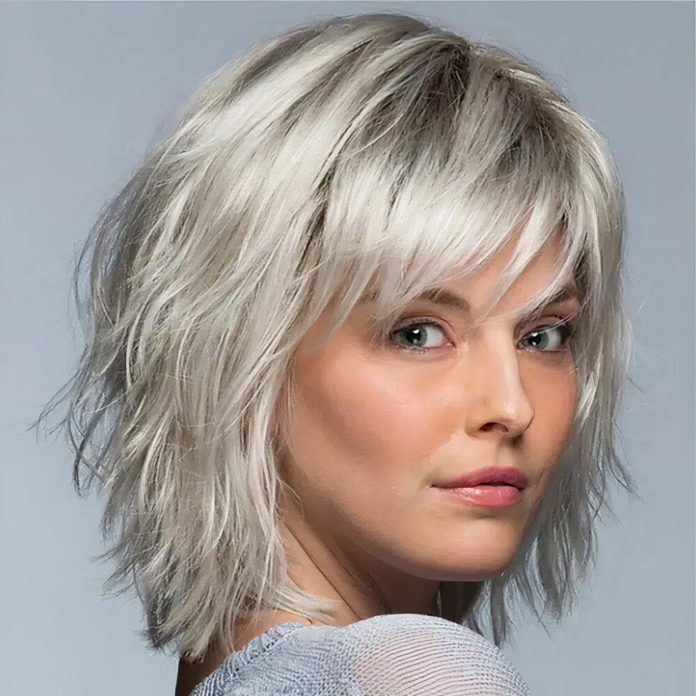 Perruque Cheveux Courts Avec Frange 6