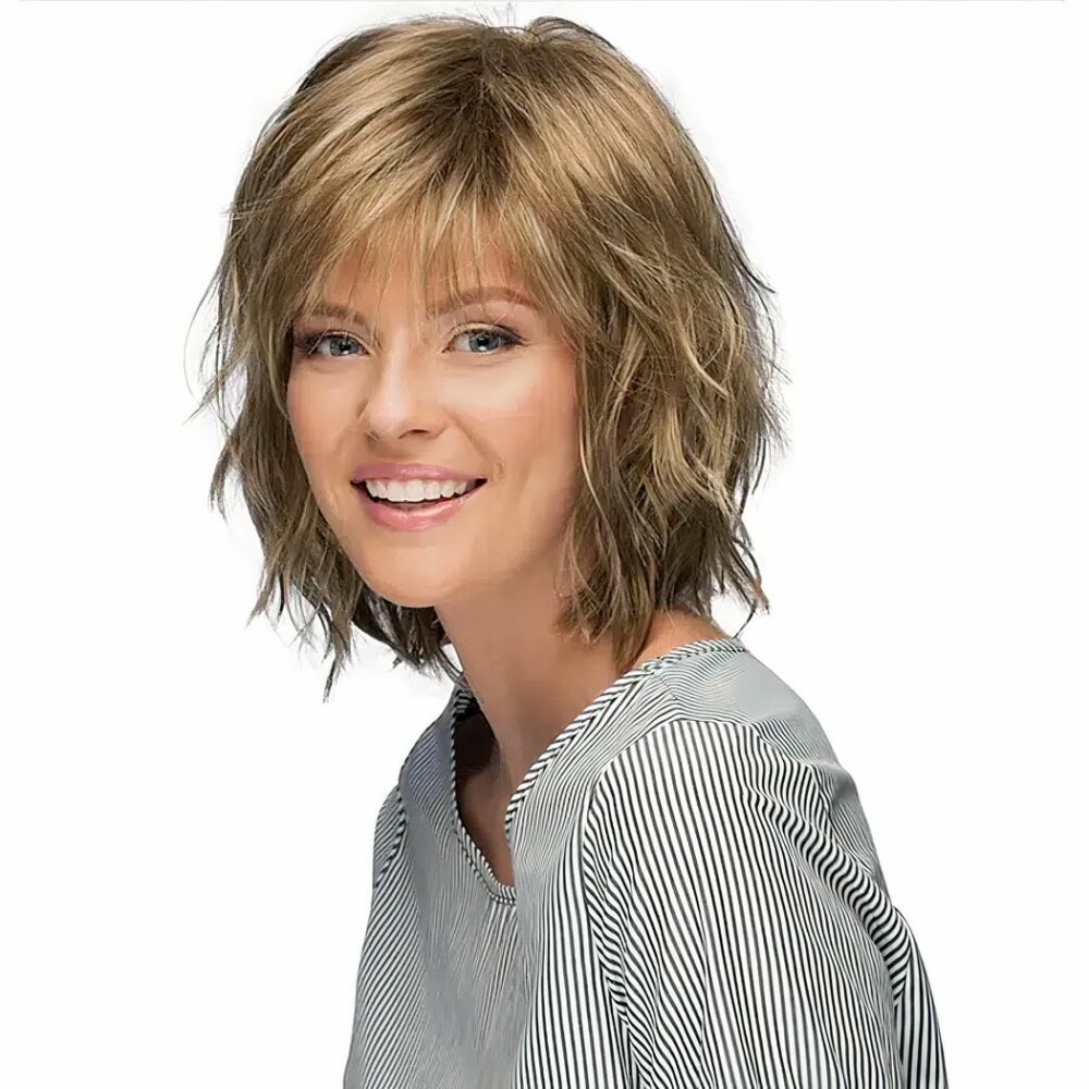 Perruque Cheveux Courts Avec Frange 9