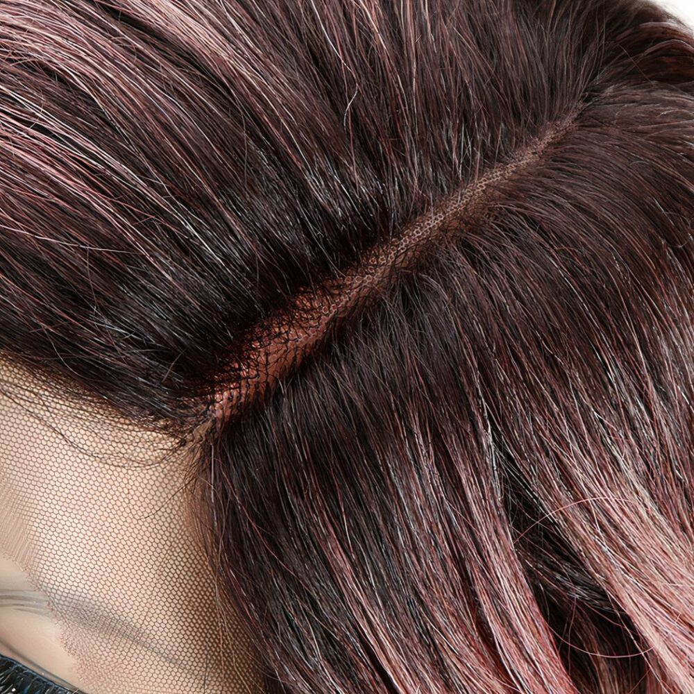 Perruque Cheveux Ondules Rose