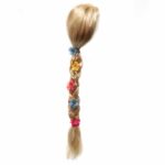 Perruque Raiponce Et Fleurs Pour Filles 4