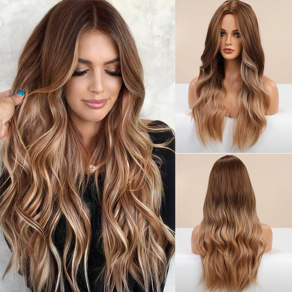 Perruques Cheveux Longs Ondules 11