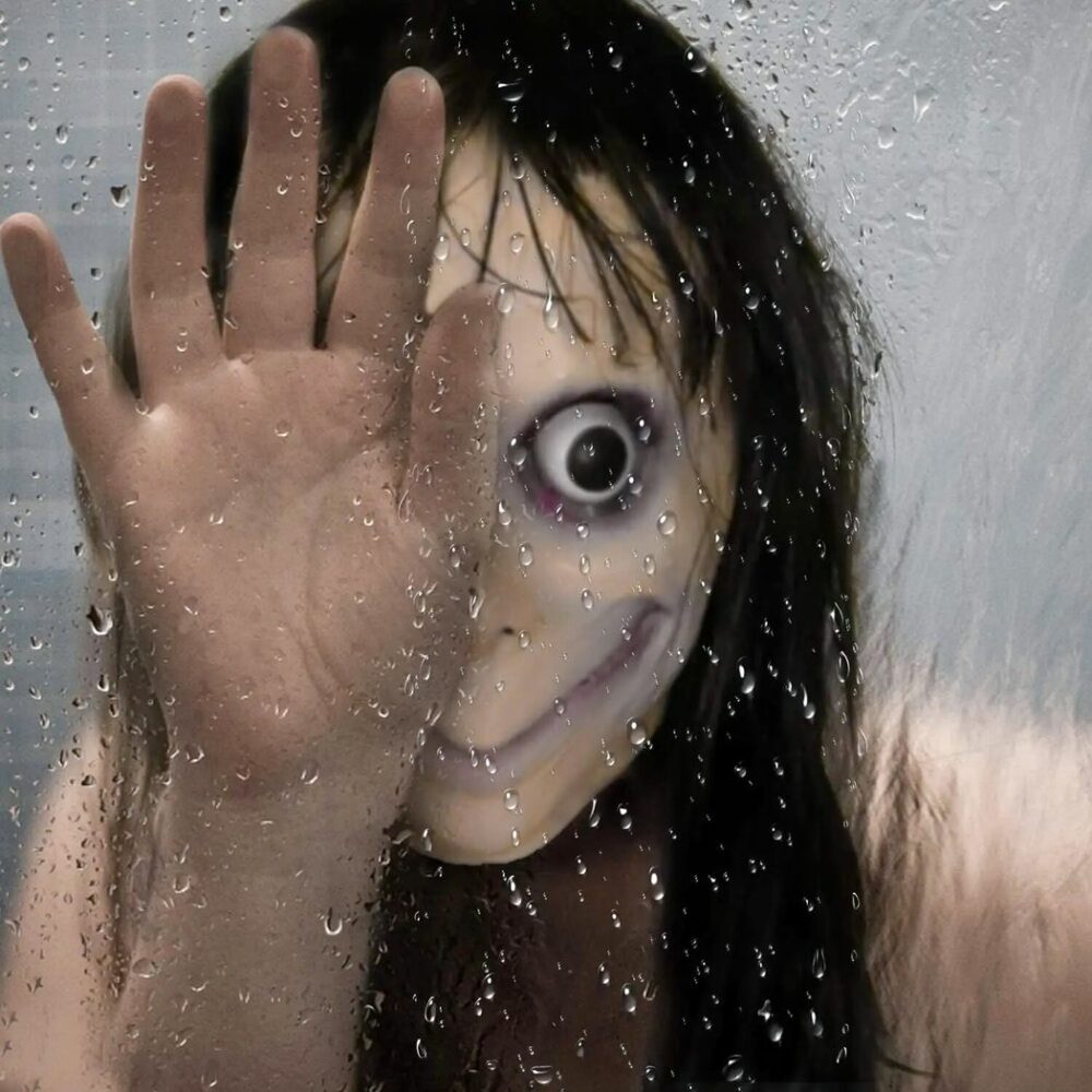 Perruque Avec Masque D Halloween Momo Effrayant 3