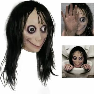 Perruque Avec Masque D Halloween Momo Effrayant 4